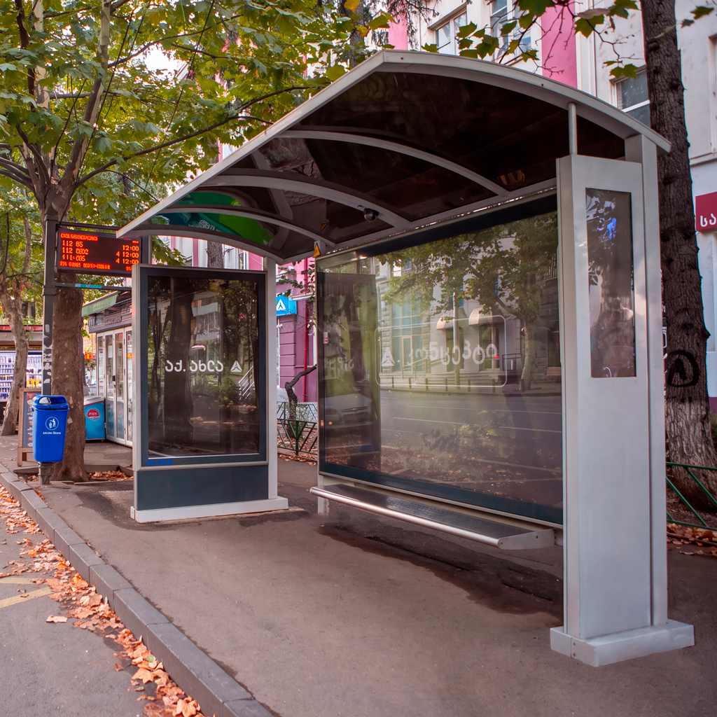 Premium Bus Shelter — product photograph