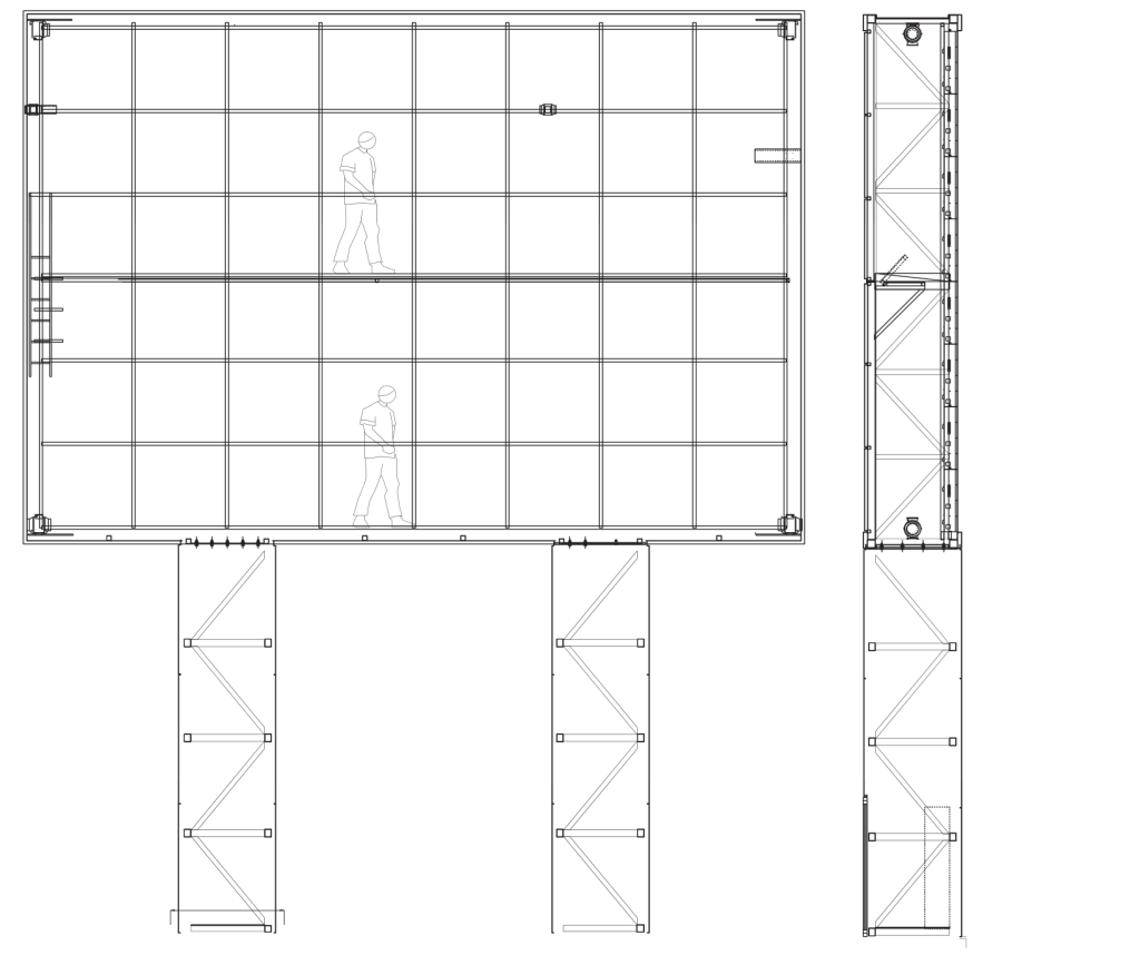 Outdoor LED Screens — technical drawing
