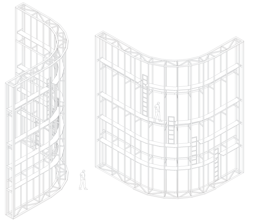 Architectural LED Screens — technical drawing
