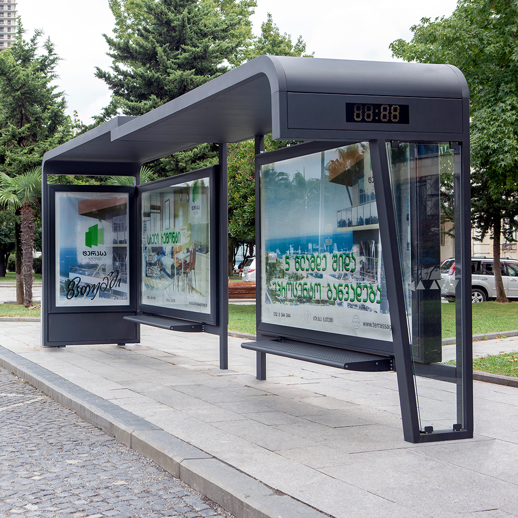 Dynamic Bus Shelter — product photograph