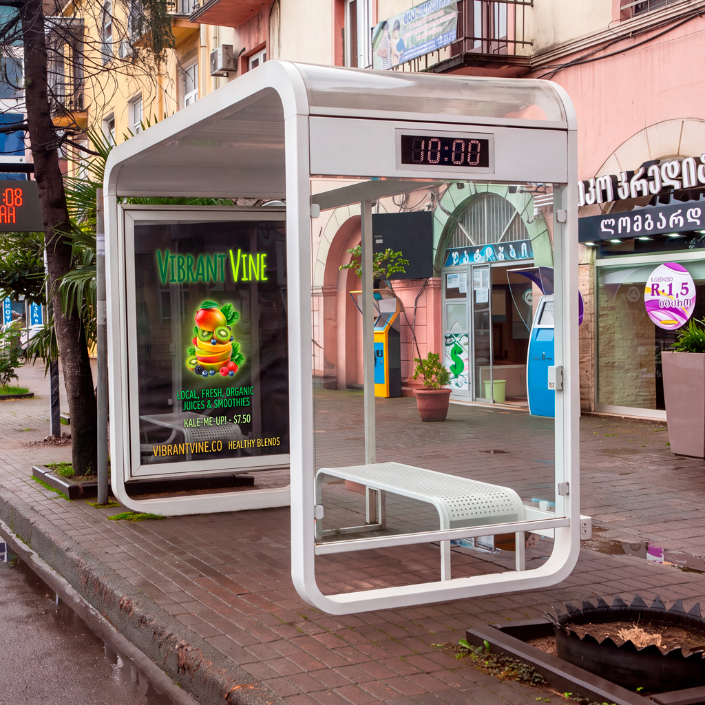 Prestige Bus Shelter — product photograph